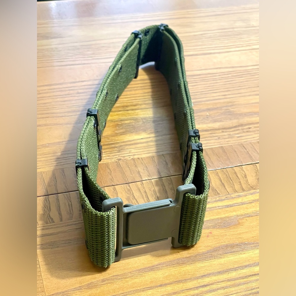 US Military Individual Equipment Nylon Belt LC-2 Large - Waist 30" or Over